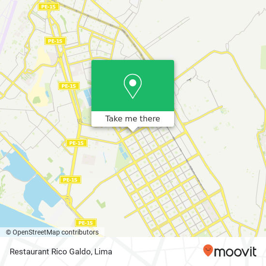 Restaurant Rico Galdo map
