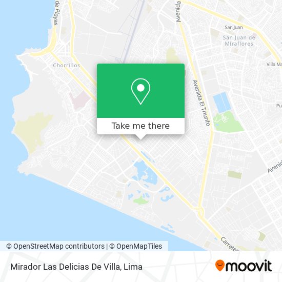 Mapa de Mirador Las Delicias De Villa