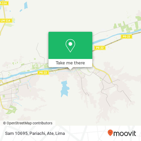 Sam 10695, Pariachi, Ate map