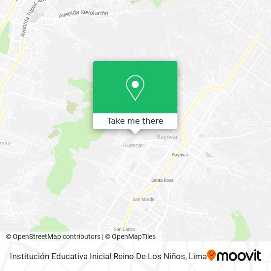 Institución Educativa Inicial Reino De Los Niños map