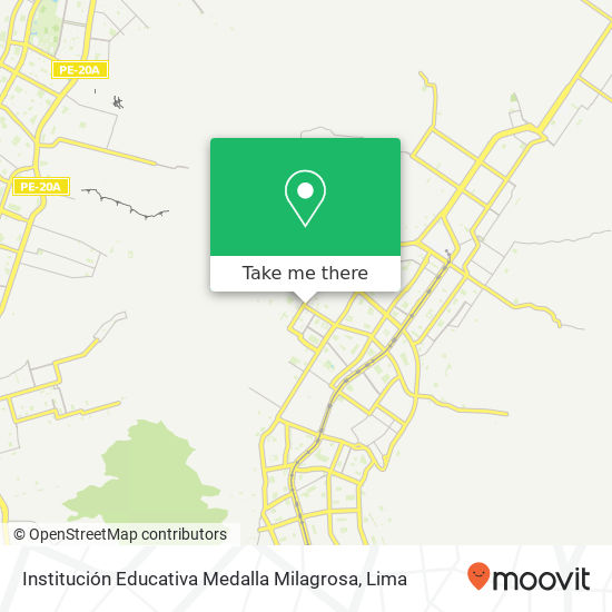 Institución Educativa Medalla Milagrosa map