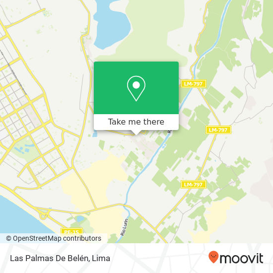 Las Palmas De Belén map