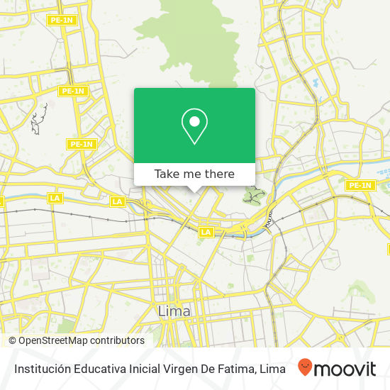 Institución Educativa Inicial Virgen De Fatima map