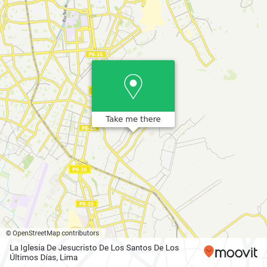 Mapa de La Iglesia De Jesucristo De Los Santos De Los Últimos Días