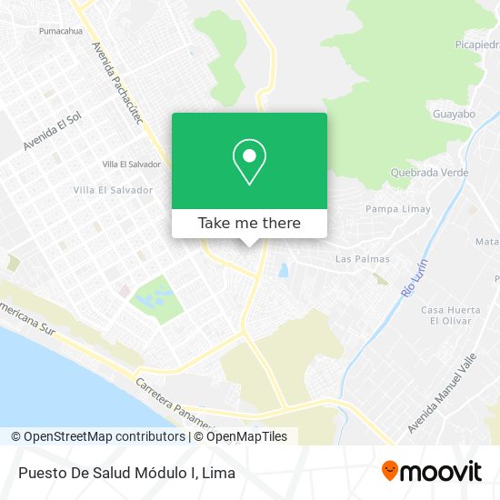 Mapa de Puesto De Salud Módulo I