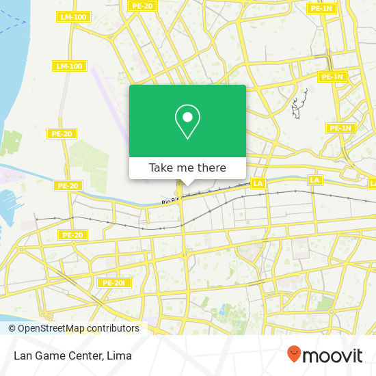Lan Game Center map