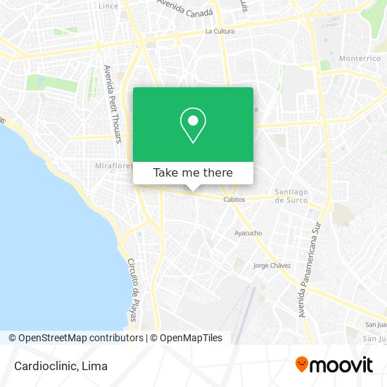 Mapa de Cardioclinic