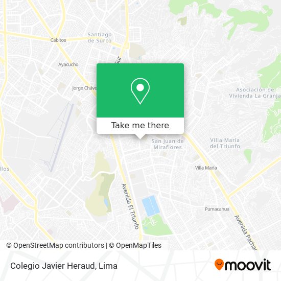 Colegio Javier Heraud map