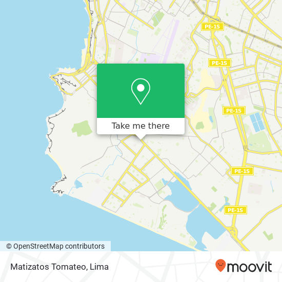 Matizatos Tomateo map