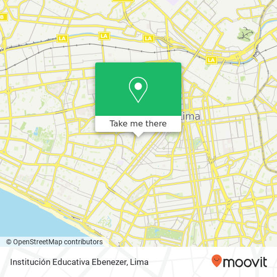 Institución Educativa Ebenezer map
