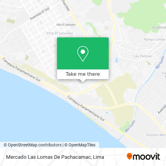 Mercado Las Lomas De Pachacamac map