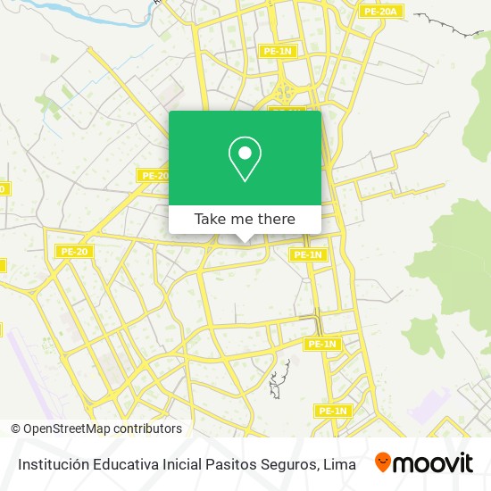 Institución Educativa Inicial Pasitos Seguros map