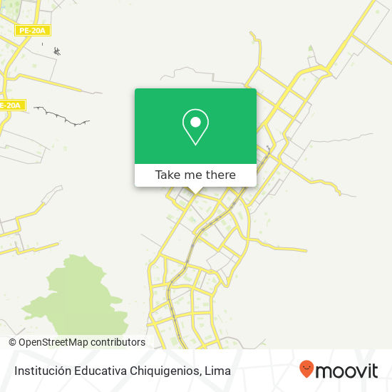 Institución Educativa Chiquigenios map