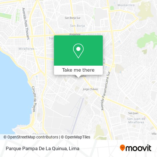 Parque Pampa De La Quinua map