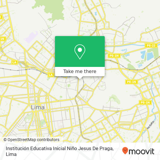 Institución Educativa Inicial Niño Jesus De Praga map