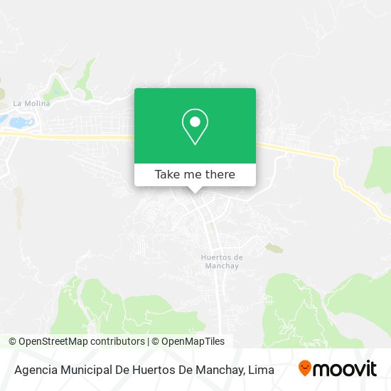 Agencia Municipal De Huertos De Manchay map