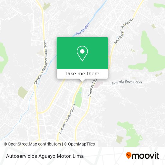 Autoservicios Aguayo Motor map