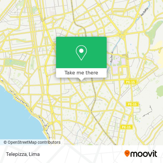 Mapa de Telepizza