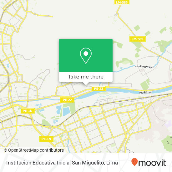 Institución Educativa Inicial San Miguelito map