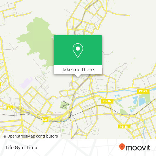 Life Gym map