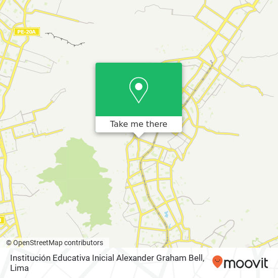 Institución Educativa Inicial Alexander Graham Bell map