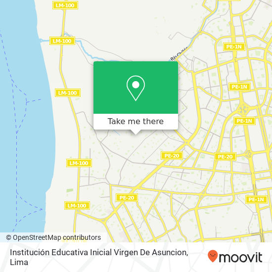 Institución Educativa Inicial Virgen De Asuncion map