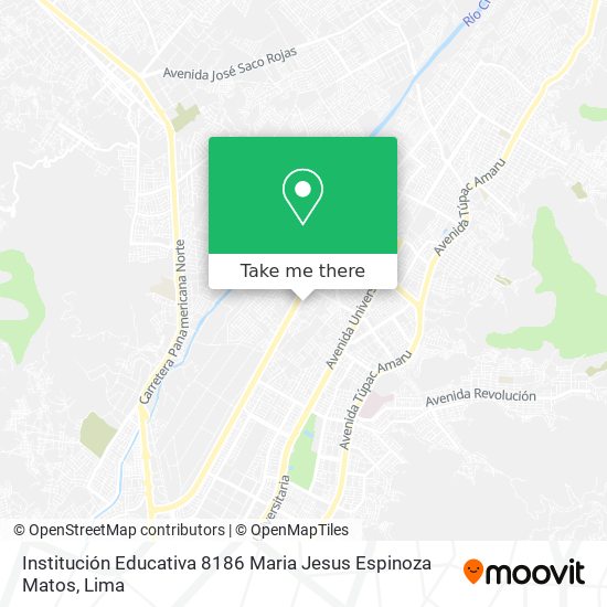 Mapa de Institución Educativa 8186 Maria Jesus Espinoza Matos