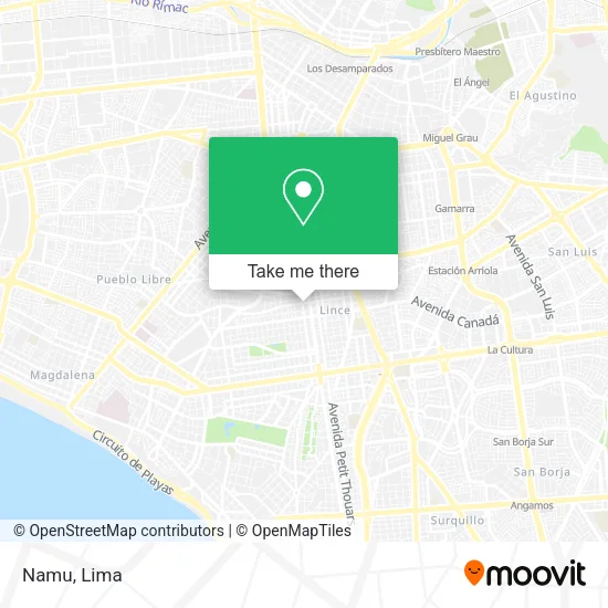 Mapa de Namu
