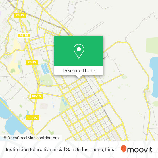 Institución Educativa Inicial San Judas Tadeo map