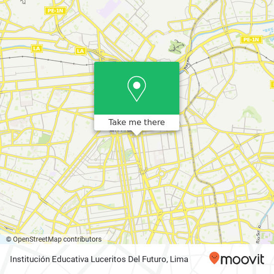 Mapa de Institución Educativa Luceritos Del Futuro