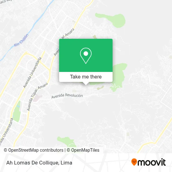 Ah Lomas De Collique map
