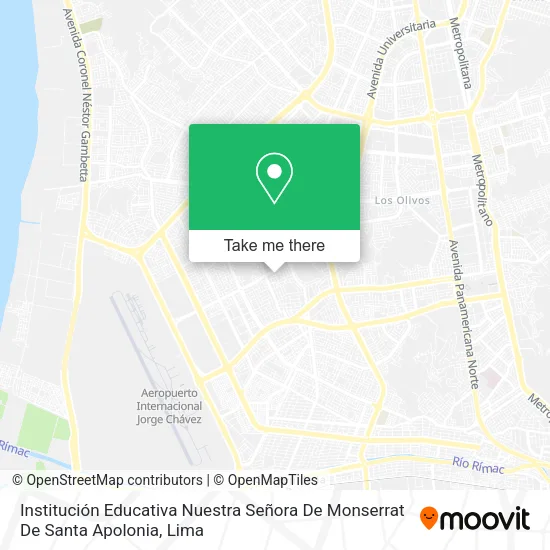 Institución Educativa Nuestra Señora De Monserrat De Santa Apolonia map