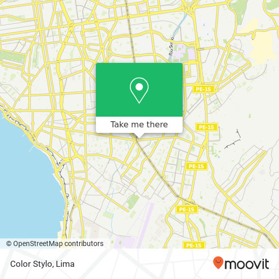Color Stylo map
