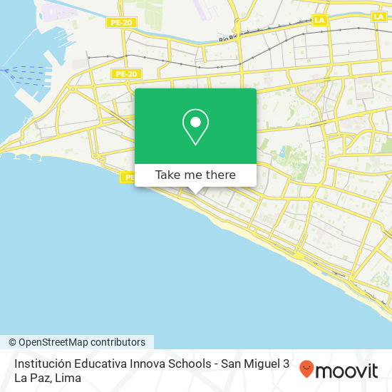 Institución Educativa Innova Schools - San Miguel 3 La Paz map