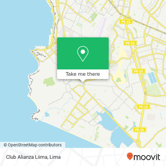 Club Alianza Liima map