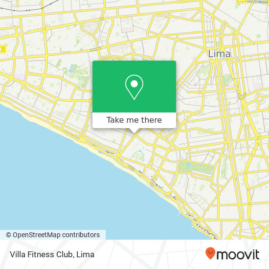 Villa Fitness Club map