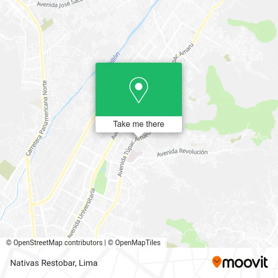 Nativas Restobar map