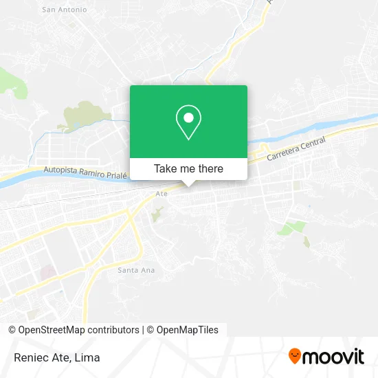 Reniec Ate map