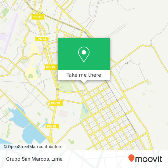 Grupo San Marcos map