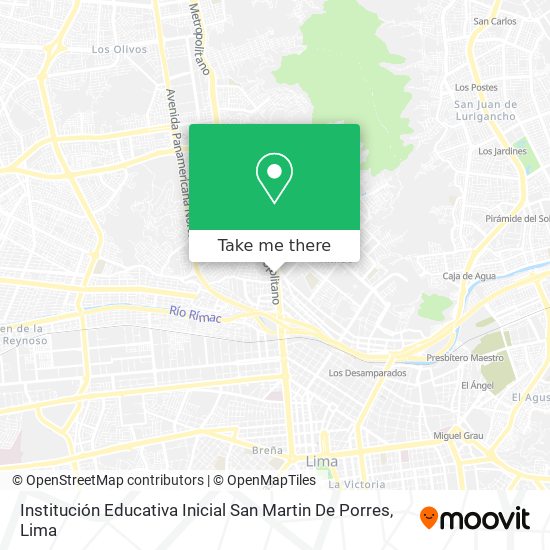 Institución Educativa Inicial San Martin De Porres map