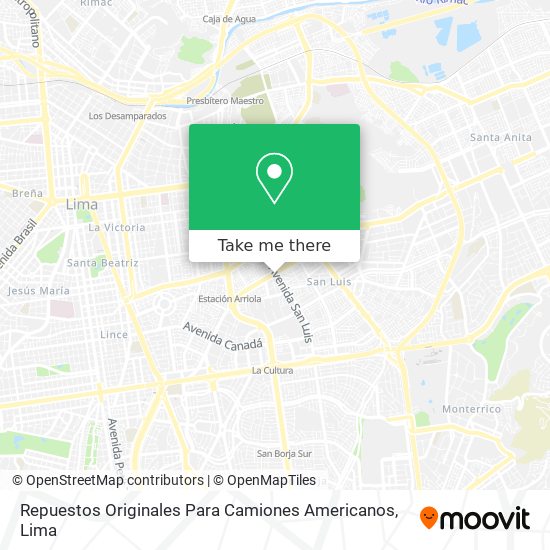 Repuestos Originales Para Camiones Americanos map