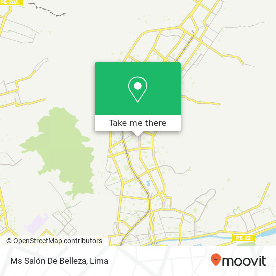 Ms Salón De Belleza map