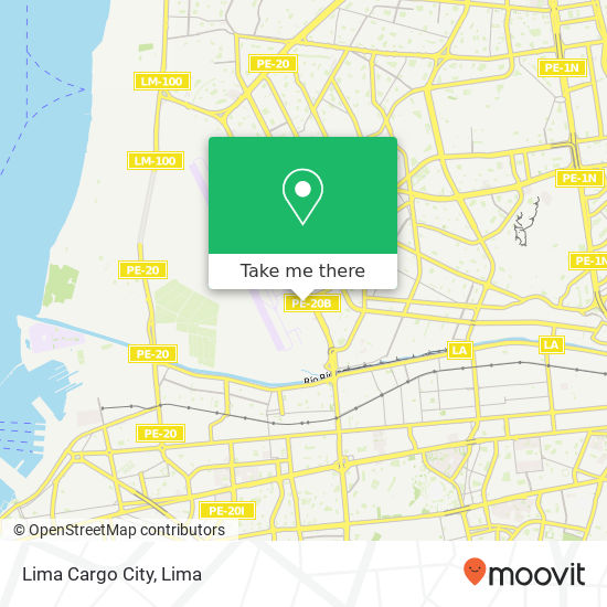 Lima Cargo City map