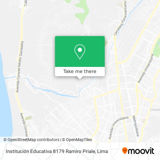 Institución Educativa 8179 Ramiro Priale map