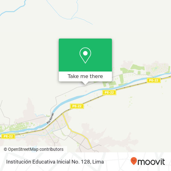 Institución Educativa Inicial No. 128 map