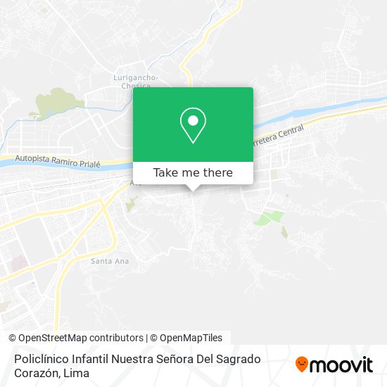 Policlínico Infantil Nuestra Señora Del Sagrado Corazón map