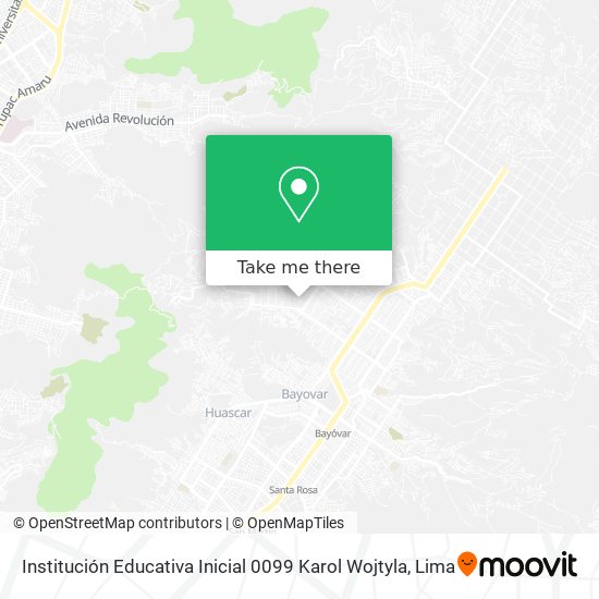 Institución Educativa Inicial 0099 Karol Wojtyla map