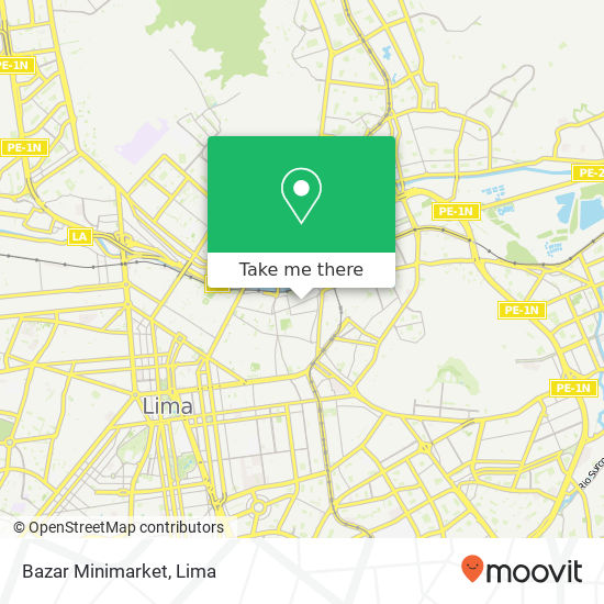Bazar Minimarket map