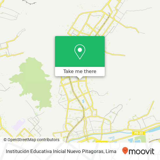 Institución Educativa Inicial Nuevo Pitagoras map
