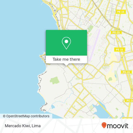 Mercado Kiwi map